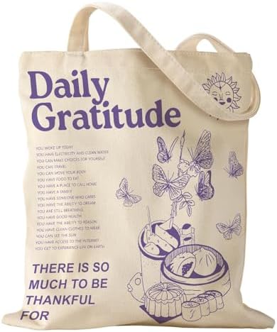Miss Adola Aesthetic Canvas Tote Bag for Women