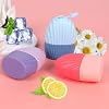 Ice Cube Roller for Face,Eyes and Neck,Reusable Silicone Ice Mold Mermaid Shell Shape for Shrink Pores Anti Wrinkle and Skin Beauty Care,Reduce Migraine Pain,Gua Sha Face Massage Tools (Pink)