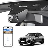 Mangoal 4K Dash Cam for BMW X5 Gen4 G05 F95 2019 2020 2021 2022 2023(Model B), X5 M M50i xDrive50i sDrive40i xDrive40i, OEM Style, 2160P UHD Video, WiFi & APP, 64GB Card
