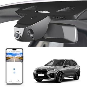 Mangoal Câmera de painel 4K para BMW X5 Gen4 G05 F95 2019 2020 2021 2022 2023 (modelo B), X5 M M50i xDrive50i sDrive40i xDrive40i, estilo OEM, vídeo UHD 2160P, WiFi e aplicativo, cartão de 64 GB