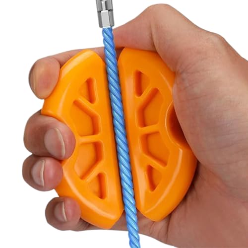 Besreey Herramienta para dispositivo de enhebrado de cables,Ayuda para enhebrado de cables - Ayuda para enhebrar cables antideslizantes Enhebrador de cables eléctricos,Herramienta auxiliar de roscado
