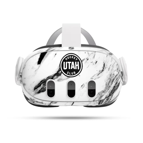 Skin Meta Quest 3 NHL Utah Mammoth autocollant vinyle anti-rayure effet marbre