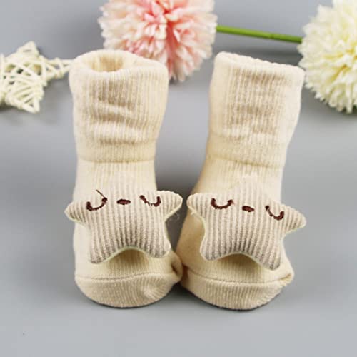 Children Cute Baby Knitted Socks for Autumn Winter Floor Crawling Newborn Baby Warm Ankel Socks Knitting Shoes3