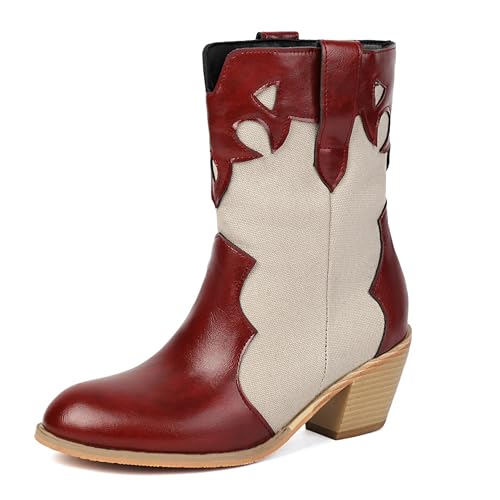 Bottes Cowboy femme bout rond parfaites pour sublimer vos tenues bohèmes d'automne