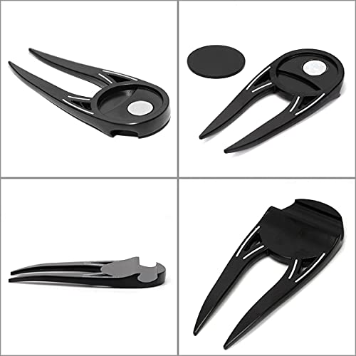 VANANA Golf Double Prong Divot Tool Pitch Mark Repair Tool Detachable Magnetic Putting Aid Golf Ball Marker Divot Repair Tool Bottle Opener for the golfers - Image 7