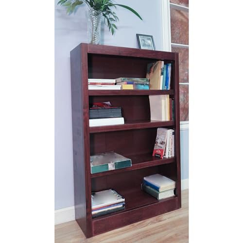 Concepts In Wood Midas Four Shelf Bookcase 48" H Cherry Finish