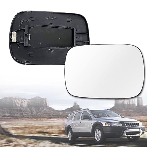 Rétroviseur gauche chauffant Volvo XC70 pour verre de remplacement 2002-2015