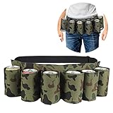 ✮Leicht zu tragen: Mit dem Holstergürtel für Bier- und Getränkedosen müssen Sie sich keine Sorgen mehr machen, Ihr Bier oder Getränk zu verlieren, und der Gürtel ist leicht zu tragen.