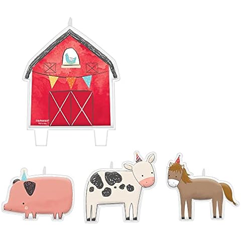 PKT Barnyard Birthday Candle Set for Kids Cover