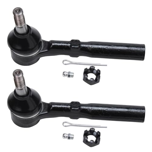 Image of Detroit Axle - Front End 8pc Suspension Kit 1995-2005 Chevy Cavalier Pontiac Sunfire, 2 Lower Control Arms with ball joint 4 Outer & Inner Tie Rod Ends 2 Sway Bar Links Replacement