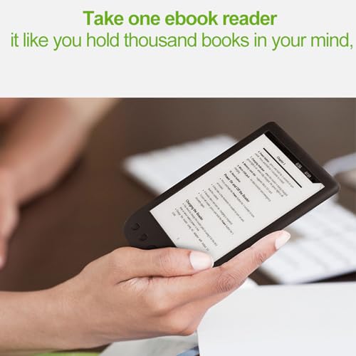 E Book Reader, 6 Inch Eye Friendly Ink Screen, Compact and Lightweight Touchscreen Electric Book Reader, 8GB Memory, Portable Electronic Book Reader for Paper Like Reading - Thumbnail 3