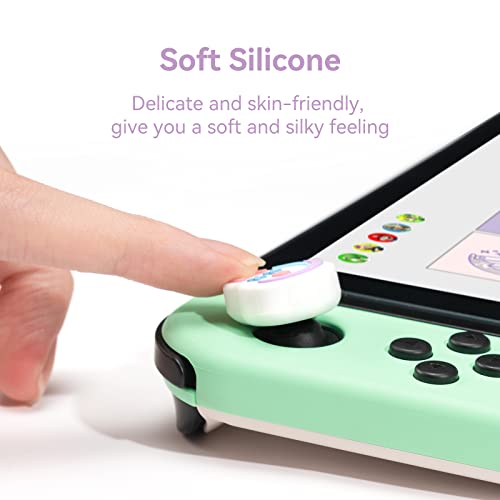 image for GeekShare Cute Thumb Grip Caps Compatible with Nintendo Switch / OLED 