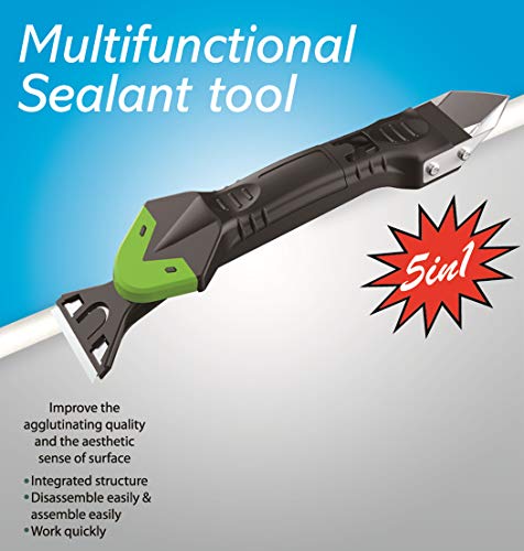 multifunctional sealant caulking tools 5in1caulk remover caulk applicator&Sealant Nozzle Cutter