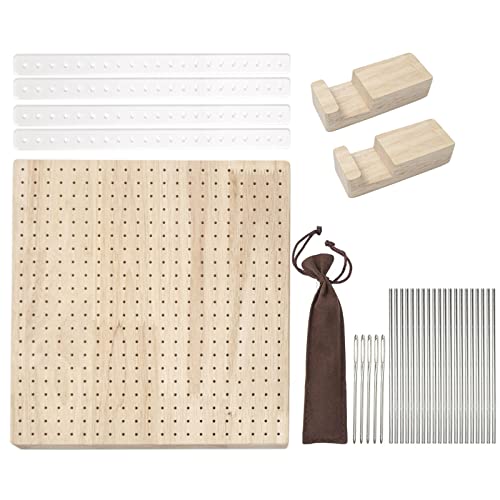 Kit complet planche de blocage en bois fait main et tiges acier