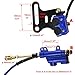 RRO BAT 12mm Rear Brake Caliper Master Cylinder+190mm Brake Disk Rotor+Brake Pad for 70cc 90cc 110cc 125cc 140cc 200cc Racing PIT PRO Dirt Bikes, Blue