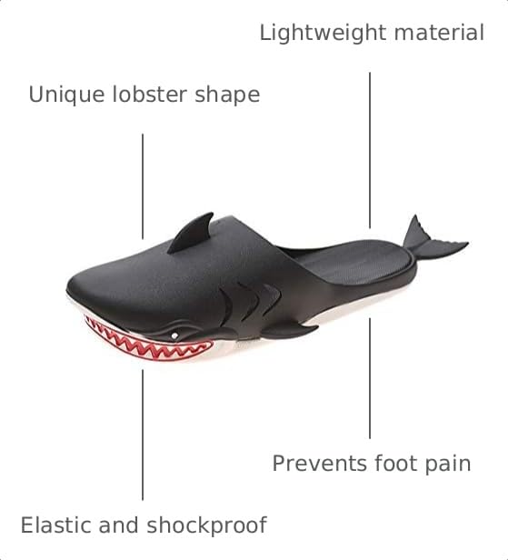 Image of TOTENJS Lobster & Fish Slippers, Bass Sandals