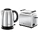 Russell Hobbs Set Petit Déjeuner Bouilloire et Grille Pain Toaster Adventure - 23912-70 et 24080-56