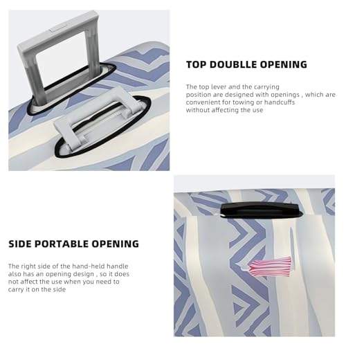 Elastic Washable Suitcase Cover Protector,Snow mound Luggage Cover Sleeve Wrap for 18-32 Inches Suitcase Travel Accessories 7