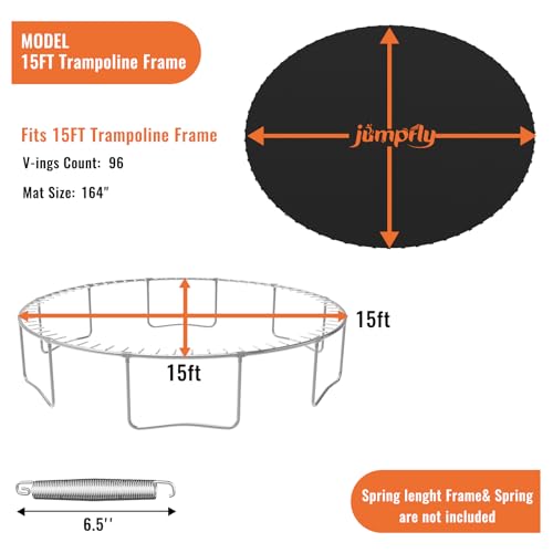 image for Jumpfly Replacement Trampoline Mat, Using 6.5