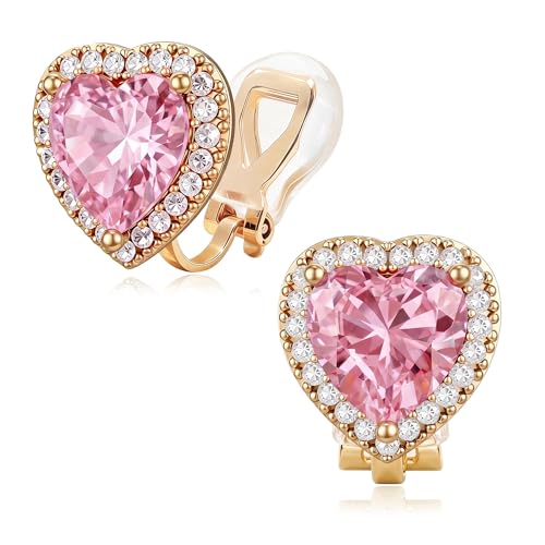 Boucles d'oreilles clip cœur pour illuminer vos tenues du quotidien