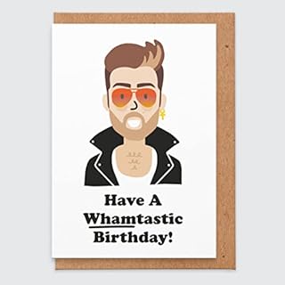 Birthday Card Boyfriend - George Michael Birthday Card - Whamtastic Birthday - 80s Gifts - Gay Gifts - for Men - Boys - Card for Music Lovers - Gay Birthday Card - Gay Pride - Birthday Card - Husband