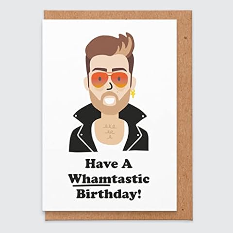 Birthday Card Boyfriend - George Michael Birthday Card - Whamtastic Birthday - 80s Gifts - Gay Gifts - for Men - Boys - Card for Music Lovers - Gay Birthday Card - Gay Pride - Birthday Card - Husband Cover