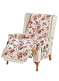 Carol Wright Gifts Rose Tapestry Furniture Covers with Arm Rests, Color Multi, Size Chair Recliner (70' L x 19' W), Multi, Size Chair Recliner (70' L x 19' W)