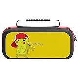 ポケモン ポケモン Switch ケース 耐衝撃 大容量 防塵 防水 保護機能 カード20点収納可 小物収納可 持ち運び便利 旅行用 Switch専用収納バッグ(26*11.5*5.2 cm)
