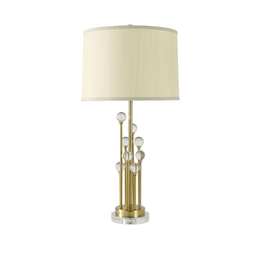 Lampka nocna dekoracyjna lampa stołowa prosta i elegancka lampa stołowa, do atmosfery sypialni, kryształowa dekoracja salonu nowoczesna lampa dekoracyjna dla Zuhause