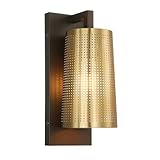 CARACTÉRISTIQUE : Applique à 1 lumière unique avec plaque arrière rectangulaire et abat-jour en métal à maille de conception réversible. Alliez parfaitement charme rustique et élégance contemporaine, et profitez de l’ambiance chaleureuse et accueillante créée par cette lampe de mur intérieure. Apportez une sensation de confort et fournissez un éclairage suffisant à votre espace.