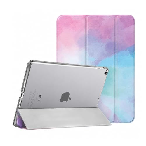 Image of MOCA Case for 10.2 inch iPad 9th 8th 7th Gen 10.2 inch iPads 2021 2020 2019 Launch A2603 A2604 A2605 A2270 A2428 A2429 A2430 A2197 A2198 A2200 Flip Cover (Water Color, 10.2 inch iPad 9th 8th 7th Gen)