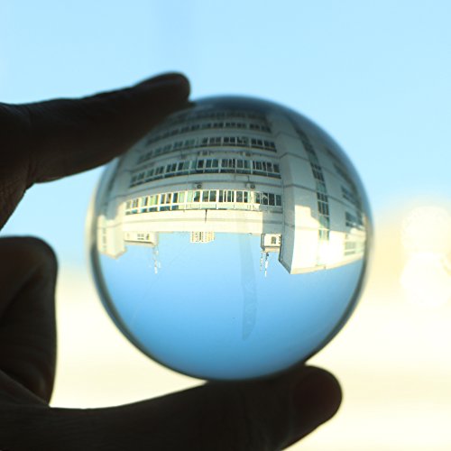 Winbang Glass Ball, 60mm Crystal Ball Clear Glass