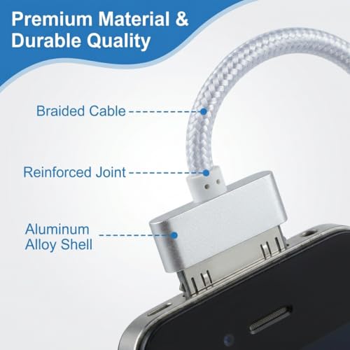 Image of Verilux 2M 30 Pin USB Charging & Data Sync for iPhone 4 /4S /3G /3GS /iPad 3 /2