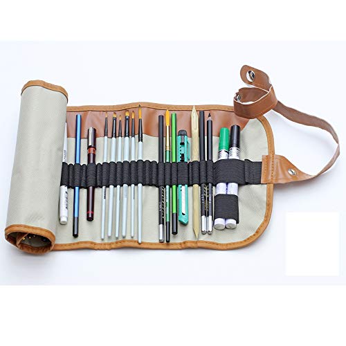 Isomars Canvas Pencil Wrap Case