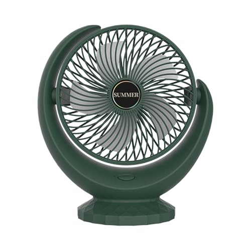 Ventilador de viajes, ventilador portátil - Ventilador de campamento recargable portátil | Pequeño dispositivo tranquilo con 3 velocidad de viento Diseño portátil de enfriamiento silencioso para ofici