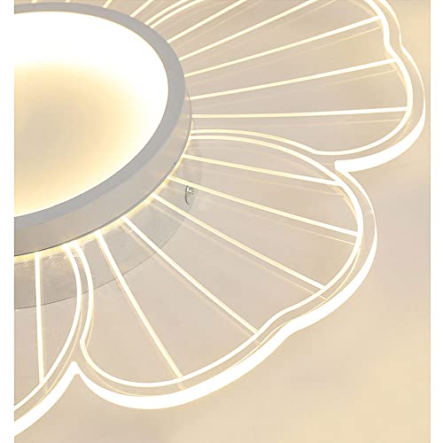 Plafonnier LED de la chambre principale design mince fleur - 5