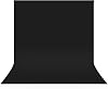 UTEBIT 5x6.5ft Black Backdrop Curtain - Chroma Key Background for Photography & Professional Photo Backdrop for Photo Video Studio, Live Streaming, Low Temperature Ironing to Remove Wrinkles