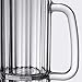 G.E.T. 00086-1-SAN-CL Shatter-Resistant Plastic Beer Mug / Stein, 16 Ounce, BPA Free (Set of 4)