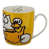 Puckator Simon's Cat Katze orange Tasse aus Porzellan