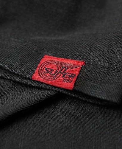 Superdry Para Hombre. M1011918A Camiseta GráFica Retro Rocker Negro (S), Casual, AlgodóN, Manga Corta - 6