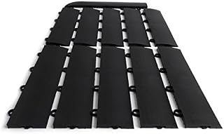SnapFloors E175BLAK11F Transition Kit 10 edges, 1 Female Corner Durable Interlocking Modular Garage