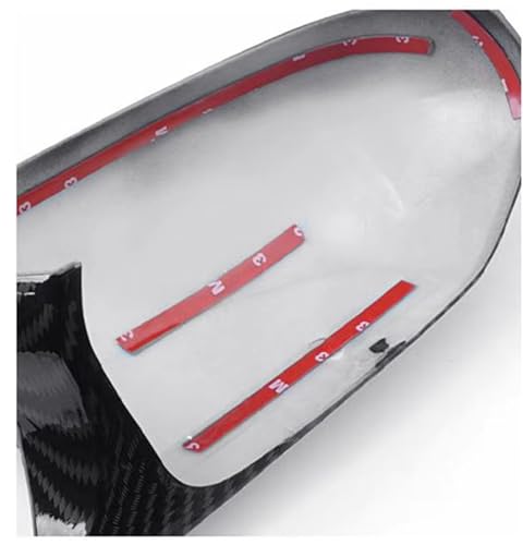 Garniture coque ABS Mazda 2 3 6 cache rétroviseur extérieur carbone 2005 - 7