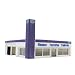 Outland Models Railway Scenery Car Dealership Building 1:87 HO Scale