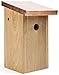 Produktbild NEST TO NEST Nistkasten mit Kupferdach | Vogelhaus Eichen Holz | Nistkästen für Kleinvögel | Brutkasten für vögel | Einstiegsloch 2,8 cm | Premium Qualität