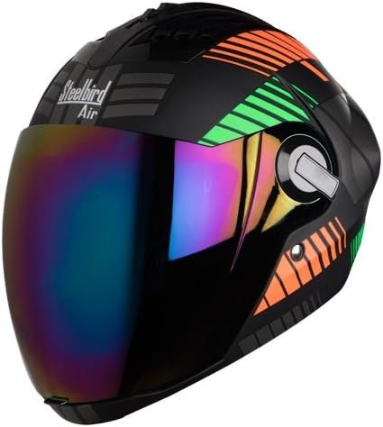 Casque intégral Steelbird SBA-2 7 ailes taille L 600 mm visière argent