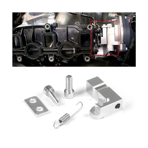 CGEAMDY - CGEAMDY Voiture Support de Collecteur D'admission, P2015 Support de Réparation Pour Collecteur d'admission Seat, Alliage d'aluminium Kit de Réparation du Collecteur D'admission avec Raccords