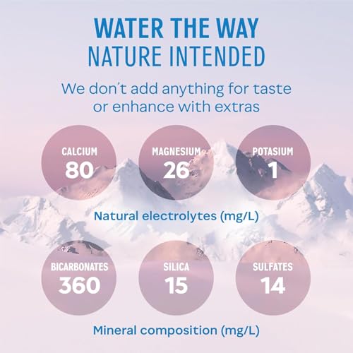 Image of evian Natural Mineral Water Bottle, Drinking Water, 330ml, Case of 24