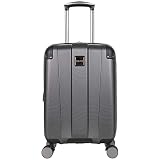 Kenneth Cole Reaction Continuum Hardside 8-Wheel Expandable Upright Spinner Luggage, Charcoal, 20-in