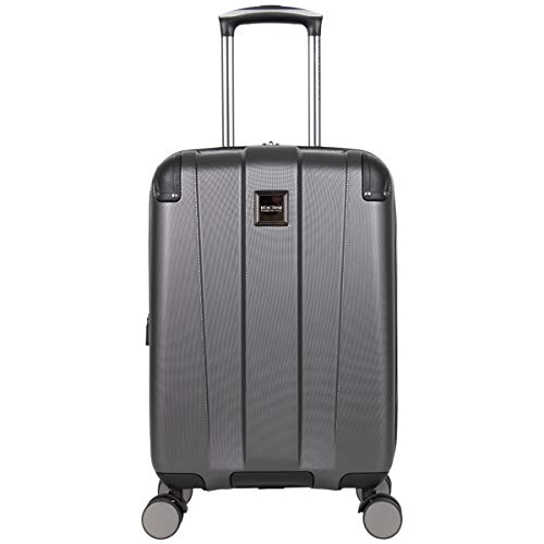 Kenneth Cole Reaction Continuum Hardside 8-Wheel Expandable Upright Spinner Luggage, Charcoal, 20-Inch Carry On #TOP19