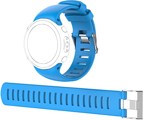 Shieranlee D4i strap,Sports Watch Silicone Band Strap Compatible with Suunto D4 / D4i / D4i Novo, sky - Image 3